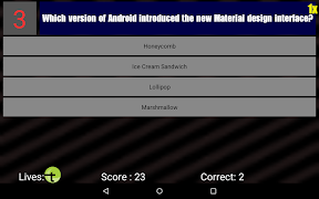 Android OS Trivia تصوير الشاشة 5