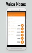 برنامه‌نما Voice Notes عکس از صفحه