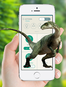 برنامه‌نما Dinosaur on screen prank عکس از صفحه