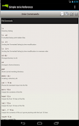 Simple Unix Reference captura de pantalla 5