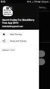 Secret Codes For BlackBerry Free App 2019 imagem de tela 4
