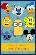 Cómo dibujar personajes de risa Poster