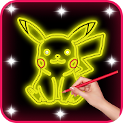 Draw Glow Cartoons screenshot 5