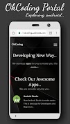 OkCoding Portal : Exploring Android screenshot 5