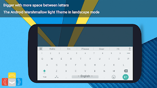 aitype Marshmallow light theme اسکرین شاٹ 4