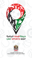 UAE Sports Map poster