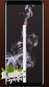 Virtual thin cigarette poster