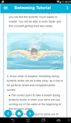 Tutorial de natación captura de pantalla 1