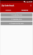 برنامه‌نما Zip Code Brazil (BR) عکس از صفحه