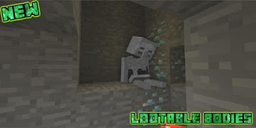 Lootable Bodies Mod For Minecraft ảnh chụp màn hình 2