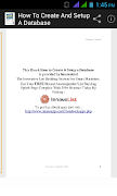 How to Create Setup a Database screenshot 2