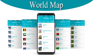World Map الملصق