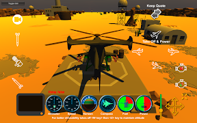 Helicopter Simulator ảnh chụp màn hình 2