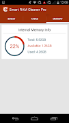 برنامه‌نما Smart RAM Booster عکس از صفحه