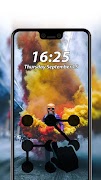 2 Schermata Color Smoke Pattern Lock Screen