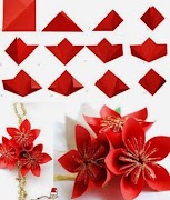 Tutorial de flor de papel Origami imagem de tela 5