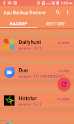 App Backup Restore penulis hantaran