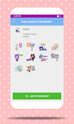 Cute Anime Life Stickers - WAStickerApps 截图 4
