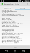 Concrete Beam Design syot layar 2