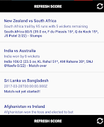 Cricket TV captura de pantalla 1