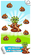 Poo Evolution - Idle Cute Clicker Game Kawaii capture d'écran 1