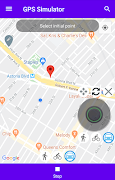 FAKE GPS Simulator Free تصوير الشاشة 2