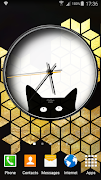 Cat Clock Widget پوسٹر