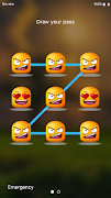 Pola layar kunci emoji poster