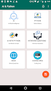 Python & Artificial Intelligence Combined Concepts Plakat