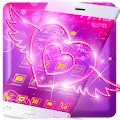 Neon Luminous Hearts Theme