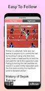 برنامه‌نما Easy Sepak Takraw Tutorial عکس از صفحه