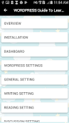 WORDPRESS Guide To Learn Complete WORDPRESS captura de pantalla 4