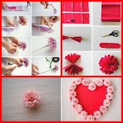 Papier-Blumen-Tutorials Plakat