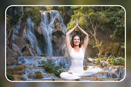 Waterfall Photo Frames : Cut Paste Photo Editor ảnh chụp màn hình 5