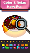 ColorPix Pixel Art بكسل الفن: اللون حسب الرقم لعبه تصوير الشاشة 2