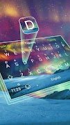 Poster Aurora 3D Theme&Emoji Keyboard