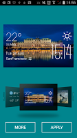 Vienna weather widget/clock screenshot 1