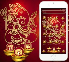 Tema Diwali Merah screenshot 2