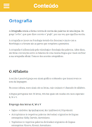 برنامه‌نما Curso de Ortografia عکس از صفحه