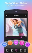 برنامه‌نما Image to Video Maker with Music – Slideshow Maker عکس از صفحه