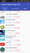 برنامه‌نما Internet Speed Meter-DataUsage عکس از صفحه