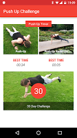 30 day Push Up Challenge poster