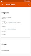 Learn HTML Programming ảnh chụp màn hình 1