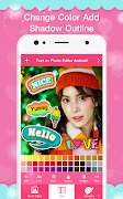 Text on Photo Editor Android 스크린샷 1