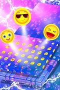 برنامه‌نما Animated Bubbles Keyboard Theme عکس از صفحه