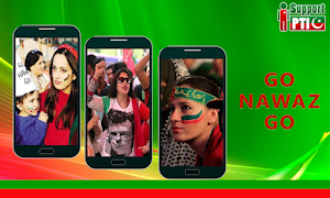 PTI Flag Sticker Face Changer  Editor 2018 截图 1