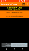 Equação de 1º e 2º Grau capture d'écran 3