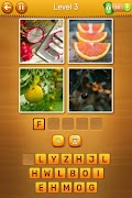 4 Pics Guess 1 Word : Emoji Guessing Puzzle Game تصوير الشاشة 1
