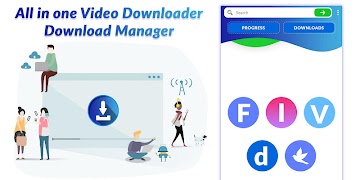 All in one Video Downloader - Download Manager โปสเตอร์