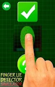 Finger Lie Detector Simulator اسکرین شاٹ 1